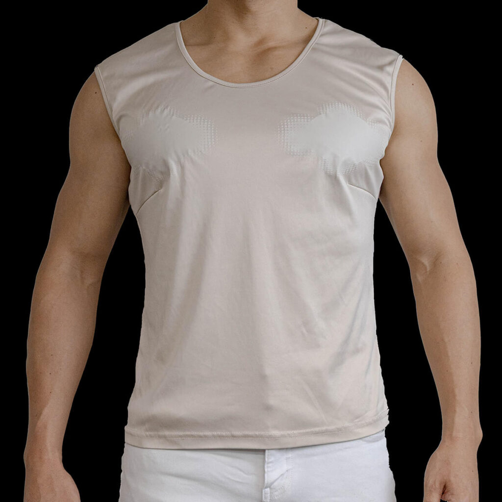 インナーシャツ-正面から見たとき